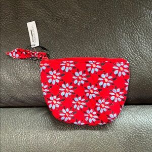Vera Bradley essential zip top pouch in Venetian flowers